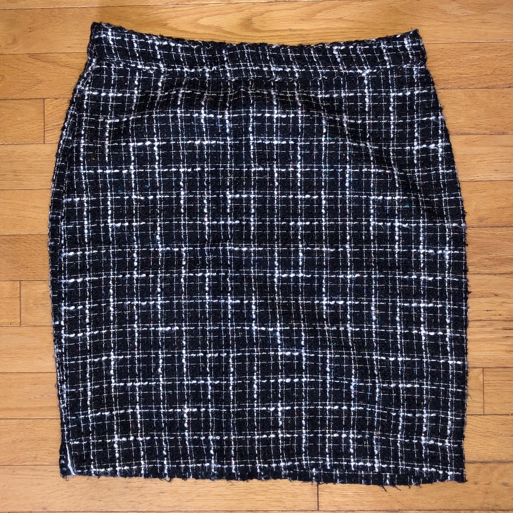 New Banana Republic Women's Tweed Patterned Pencil Skirt